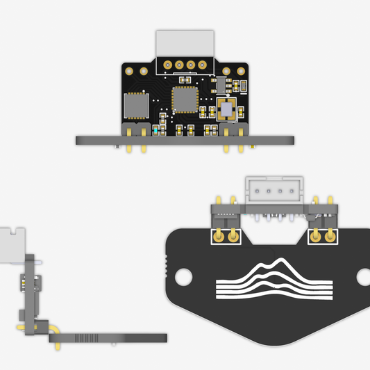 Cartographer Probe v3 with adxl345 - Right-Angle - CAN & USB