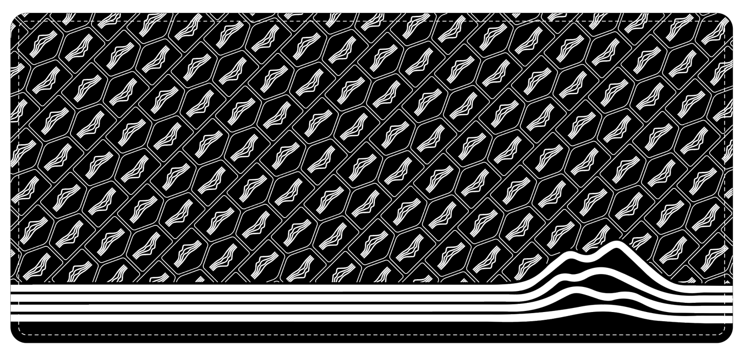 Cartographer Mouse Mat – Black and White