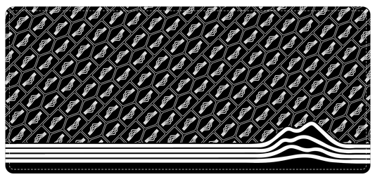 Cartographer Mouse Mat – Black and White